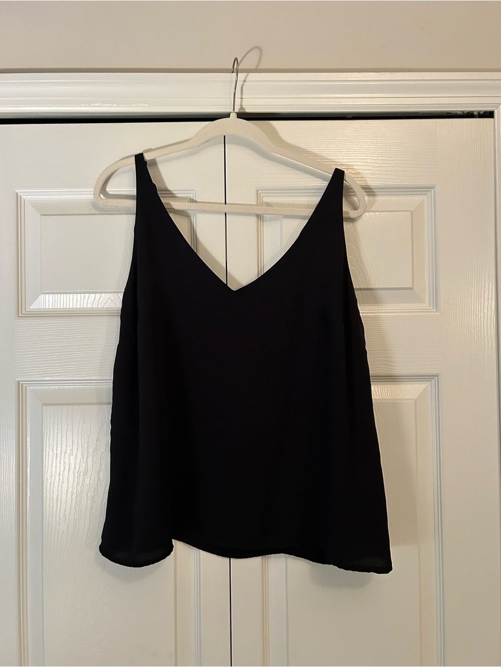 a new day Black V-Neck Camisole Tank Top